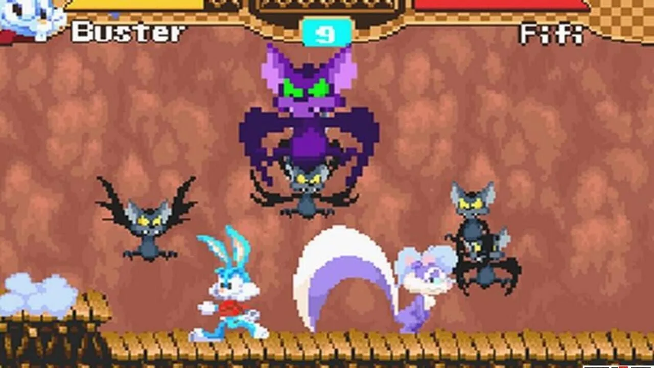 Tiny Toon Adventures: Scary Dreams gameplay on Game Boy Advance