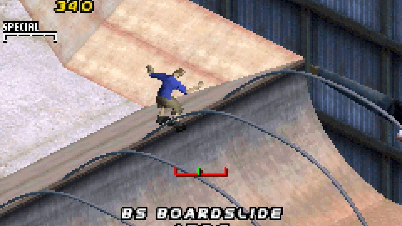 Tony Hawk's Pro Skater 2 gameplay on Game Boy Advance