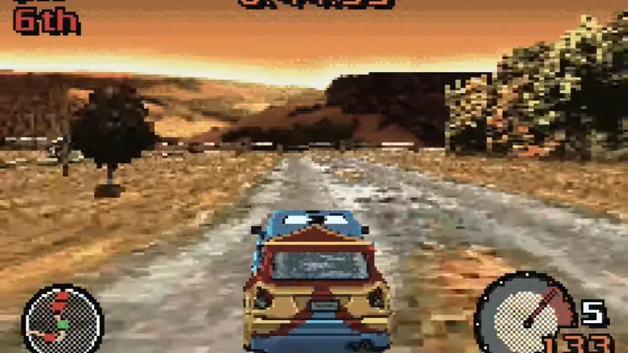 Top Gear Rally gameplay on Game Boy Advance