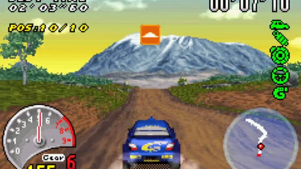 V-Rally 3 gameplay on Game Boy Advance