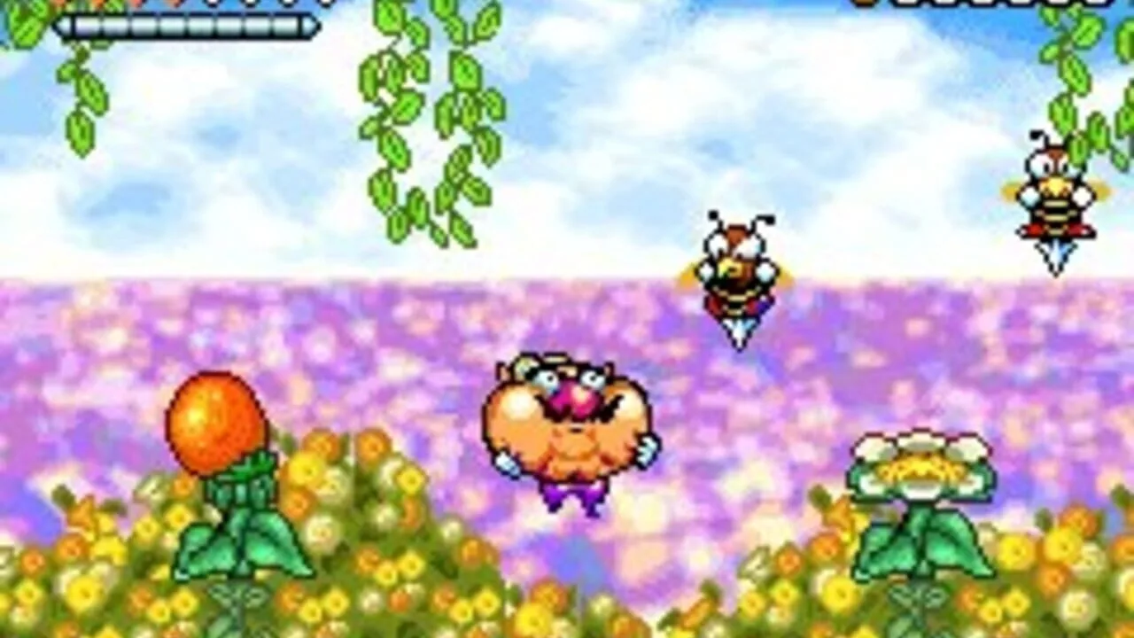 Wario Land 4 gameplay on Game Boy Advance