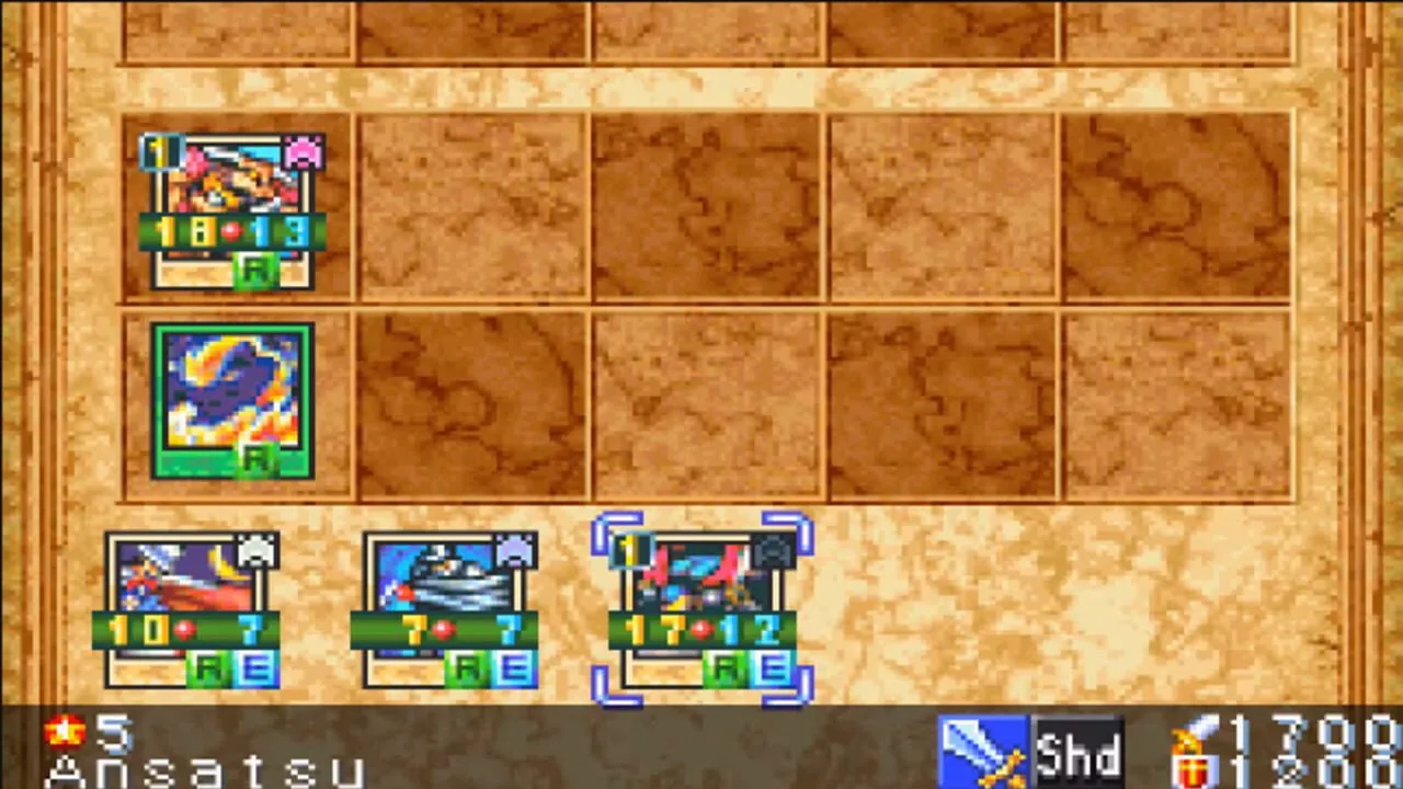 Yu-Gi-Oh! Reshef of Destruction gameplay on Game Boy Advance