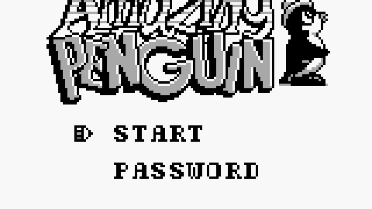 Amazing Penguin gameplay on Game Boy