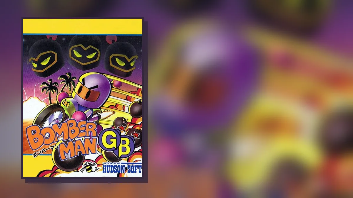 Bomberman GB on Game Boy: box art and gameplay