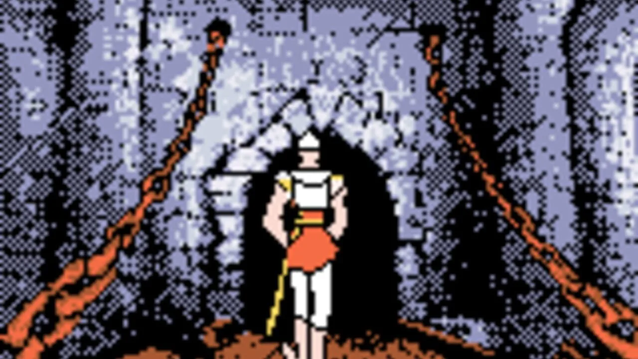 Dragon's Lair gameplay on Game Boy Color