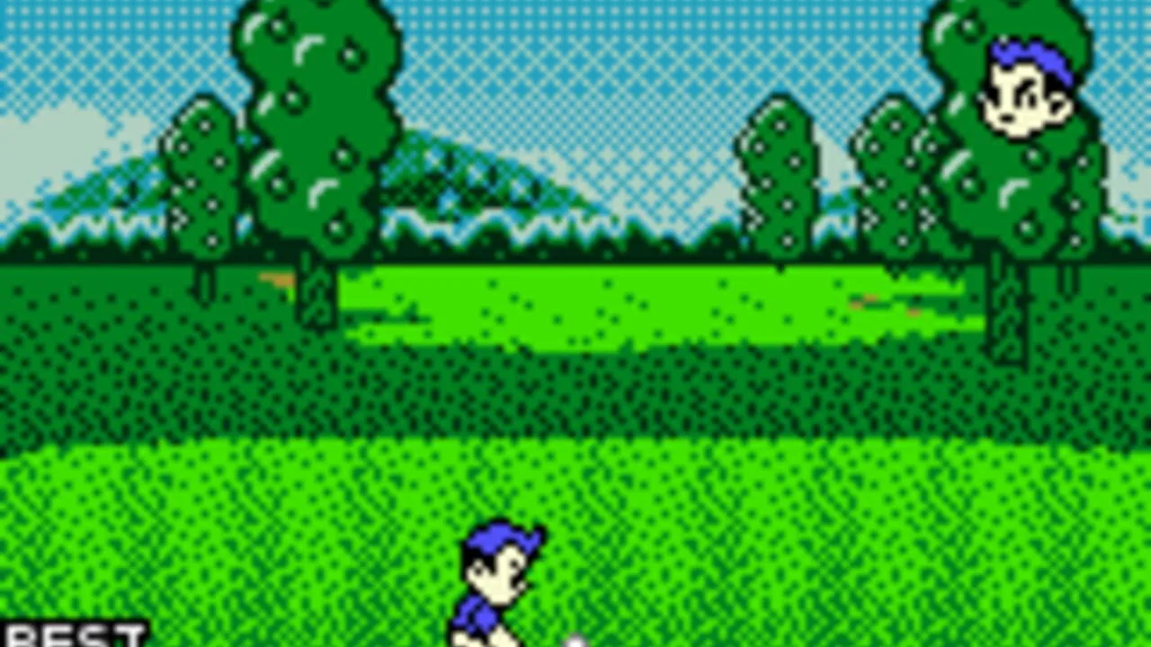 Mobile Golf gameplay on Game Boy Color