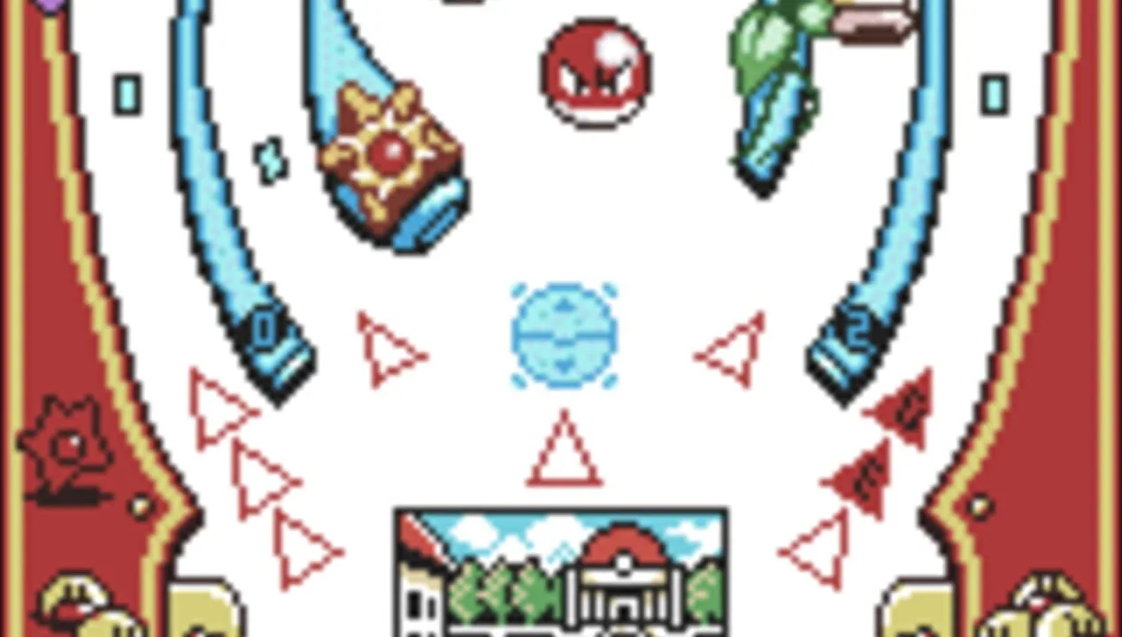 Pokémon Pinball gameplay on Game Boy Color