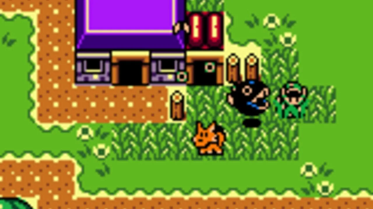 The Legend of Zelda: Link's Awakening DX gameplay on Game Boy Color
