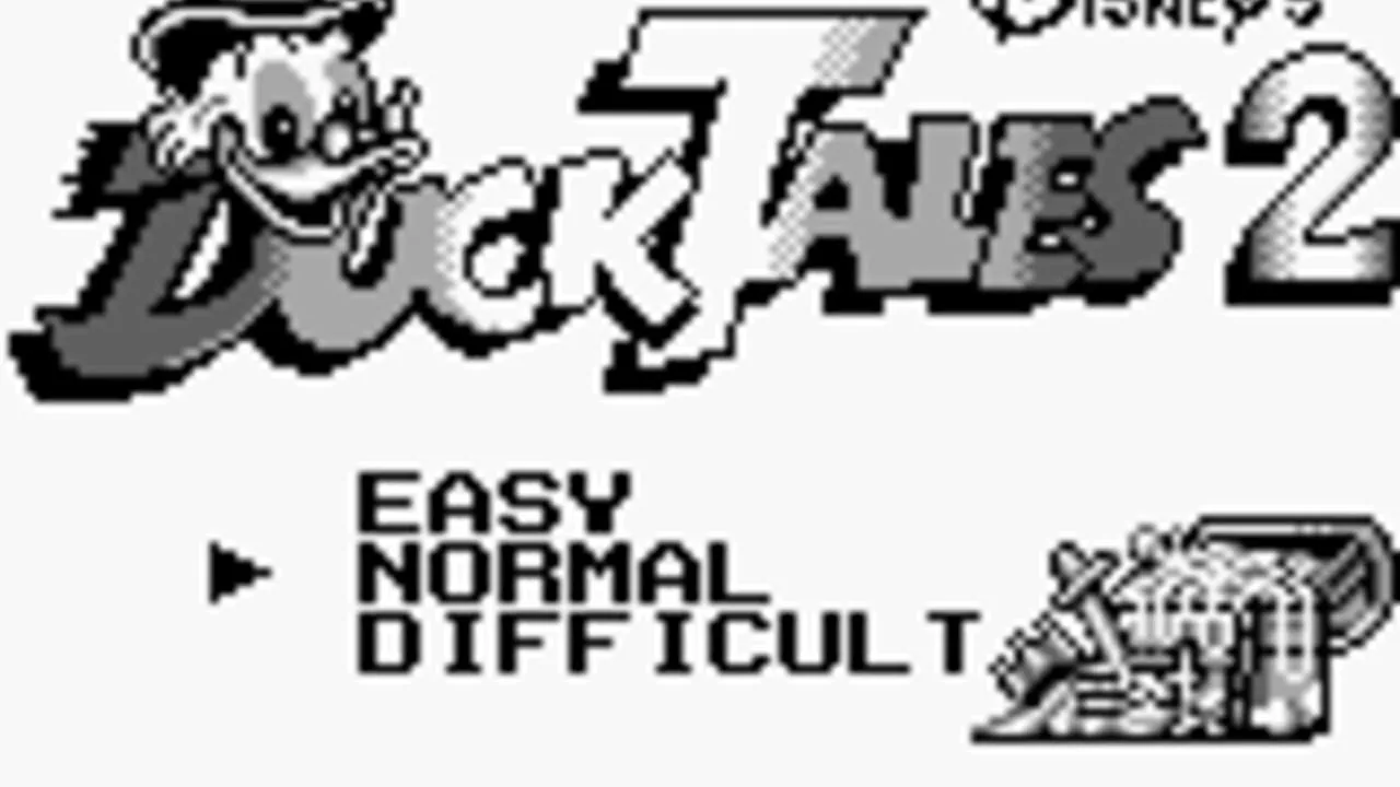 DuckTales 2 gameplay on Game Boy