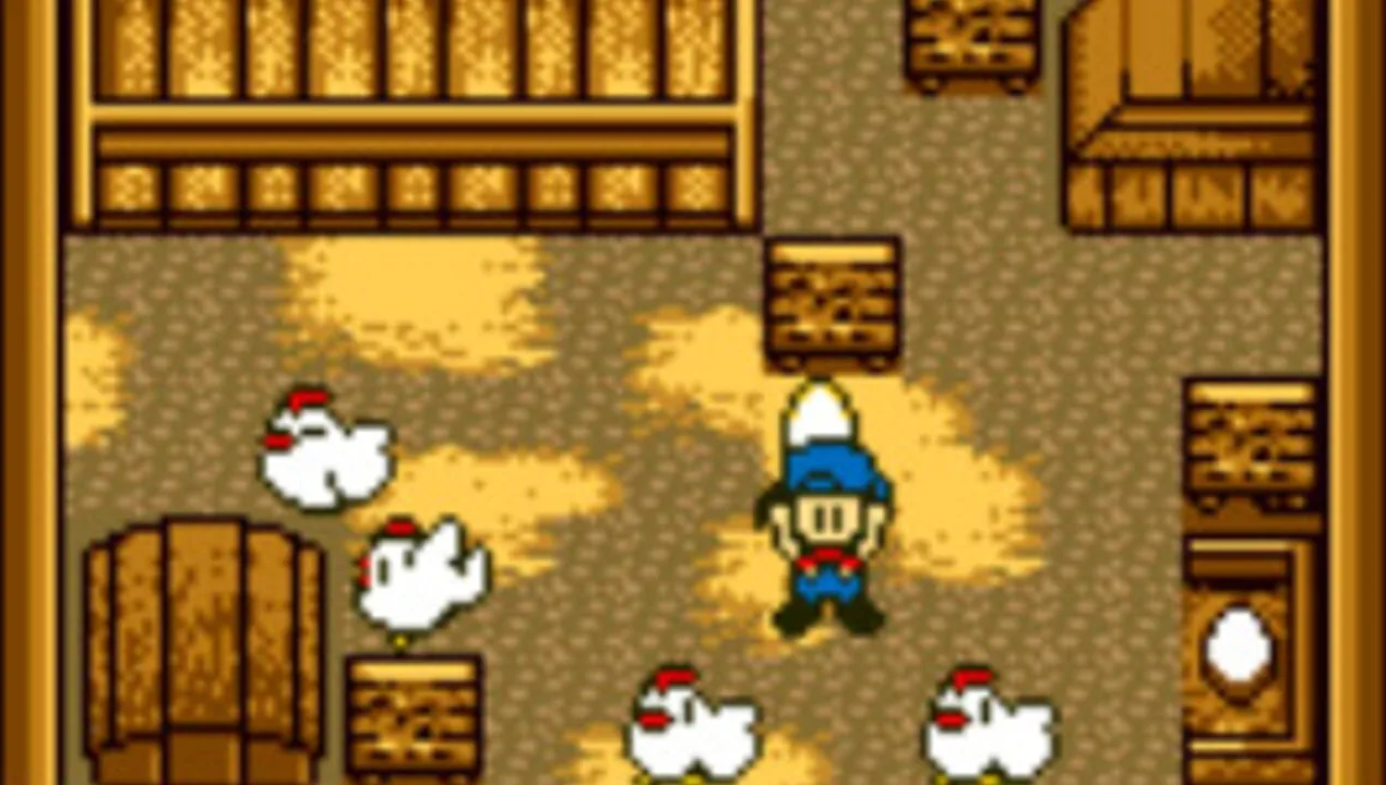 Harvest Moon GB gameplay on Game Boy
