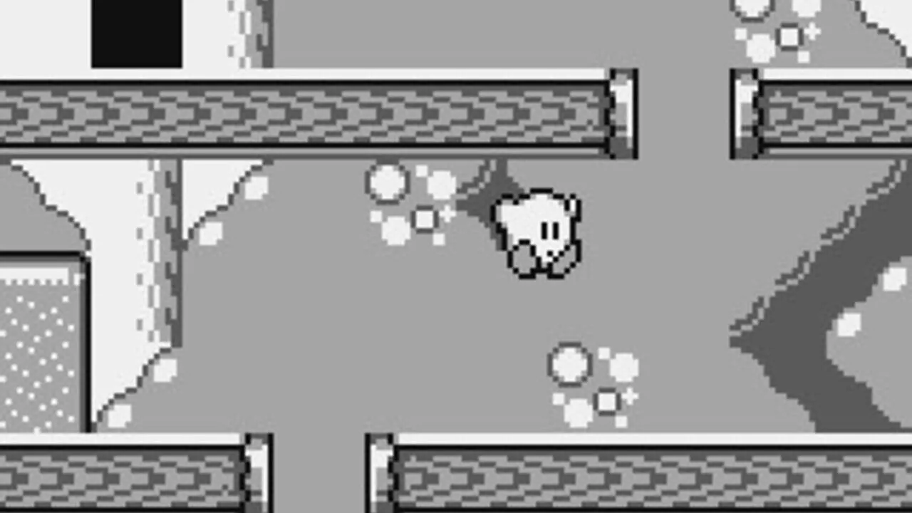 Kirby's Dream Land gameplay on Game Boy