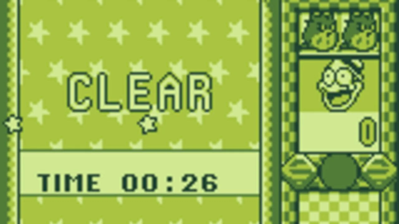 Kirby's Star Stacker gameplay on Game Boy