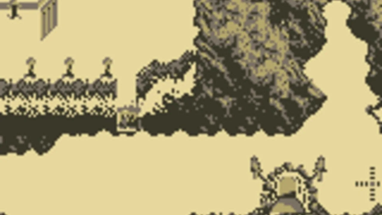 Lemmings gameplay on Game Boy