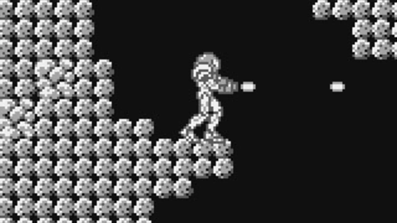 Metroid II: Return of Samus gameplay on Game Boy