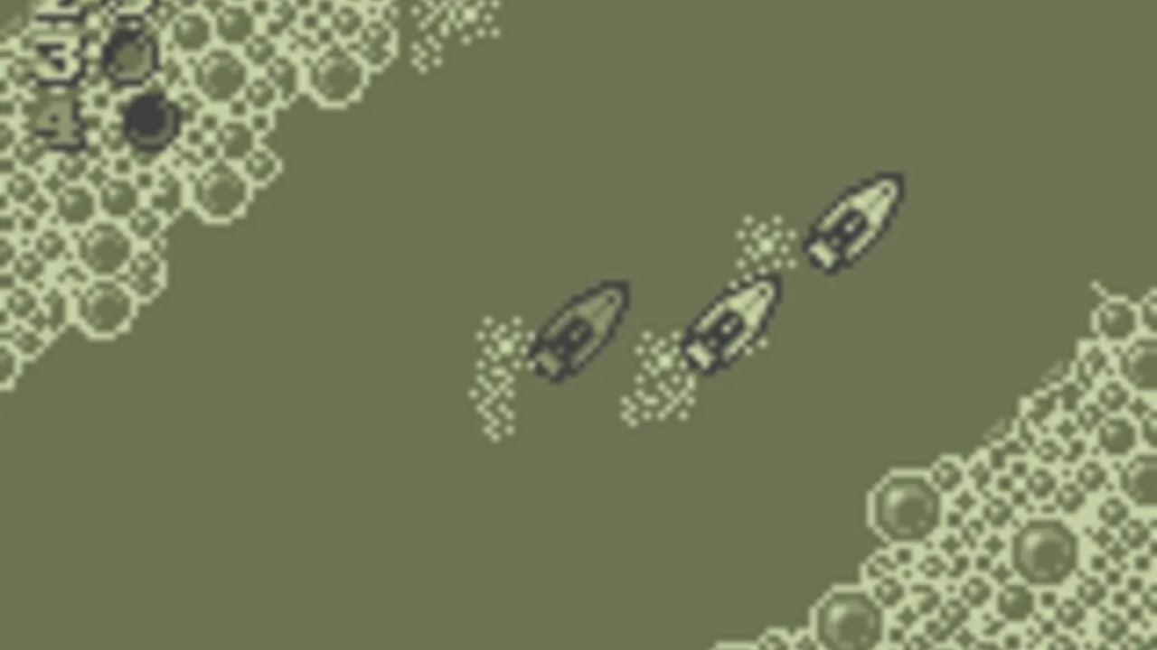 Micro Machines gameplay on Game Boy