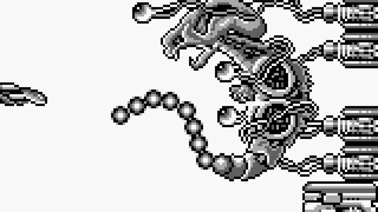 R-Type gameplay on Game Boy