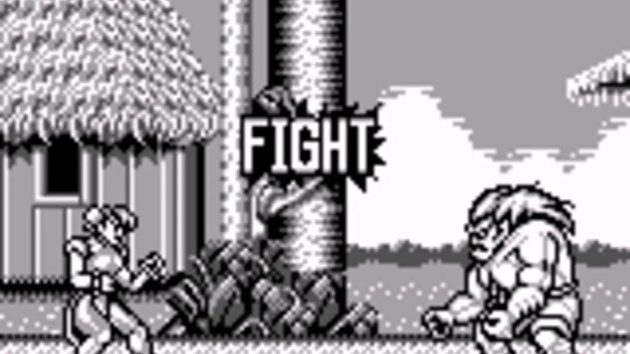 Street Fighter II gameplay on Game Boy