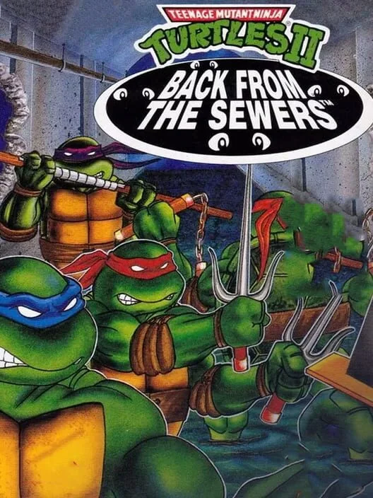 Teenage Mutant Ninja Turtles II: Back from the Sewers box art