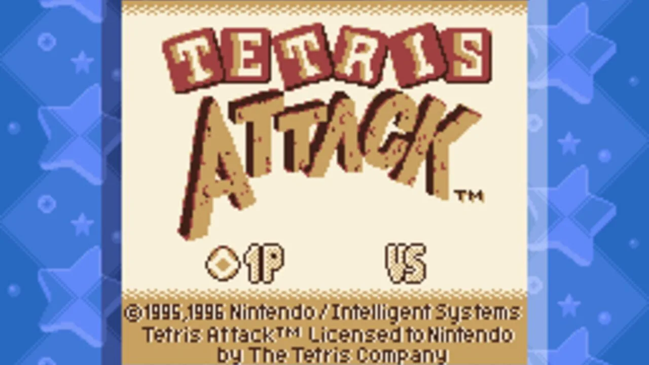 Tetris Attack gameplay on Game Boy