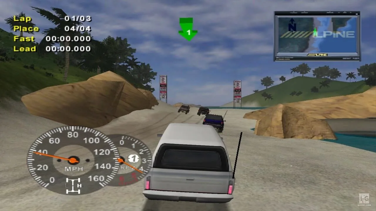 4x4 EVO 2 gameplay on GameCube