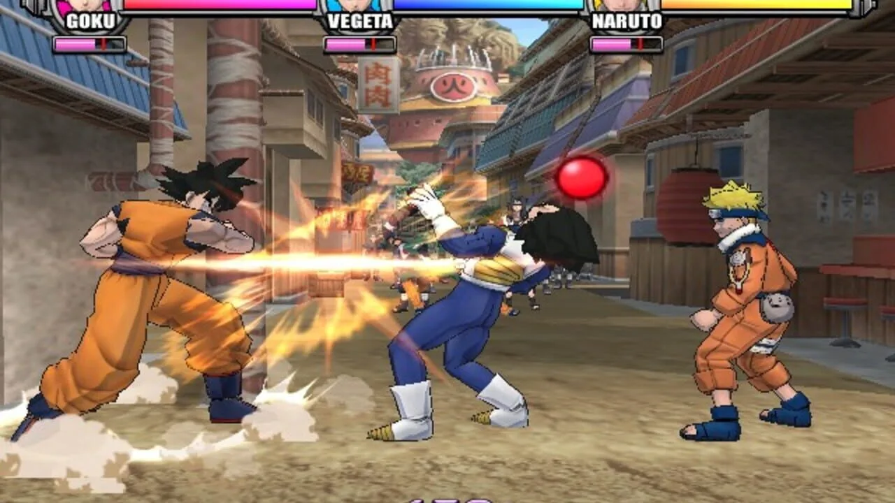 Battle Stadium D.O.N gameplay on GameCube