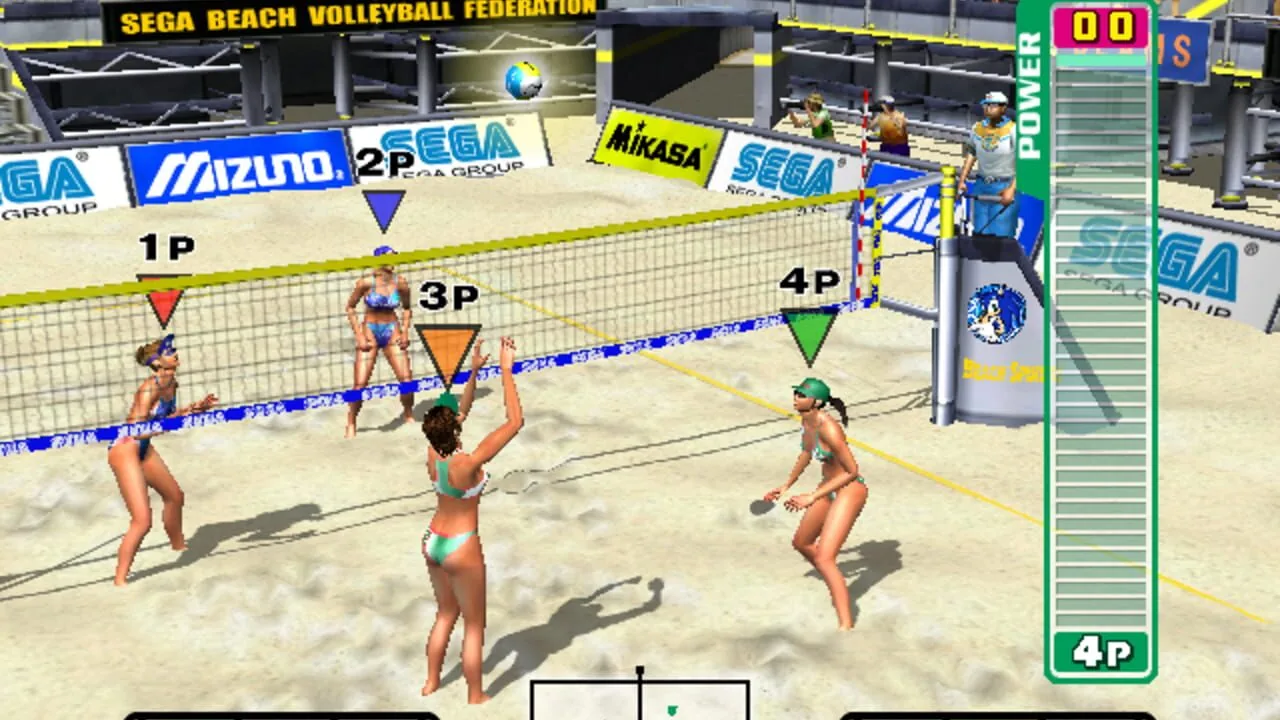 Beach Spikers gameplay on GameCube