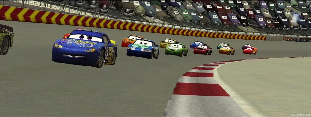 Cars gameplay on GameCube
