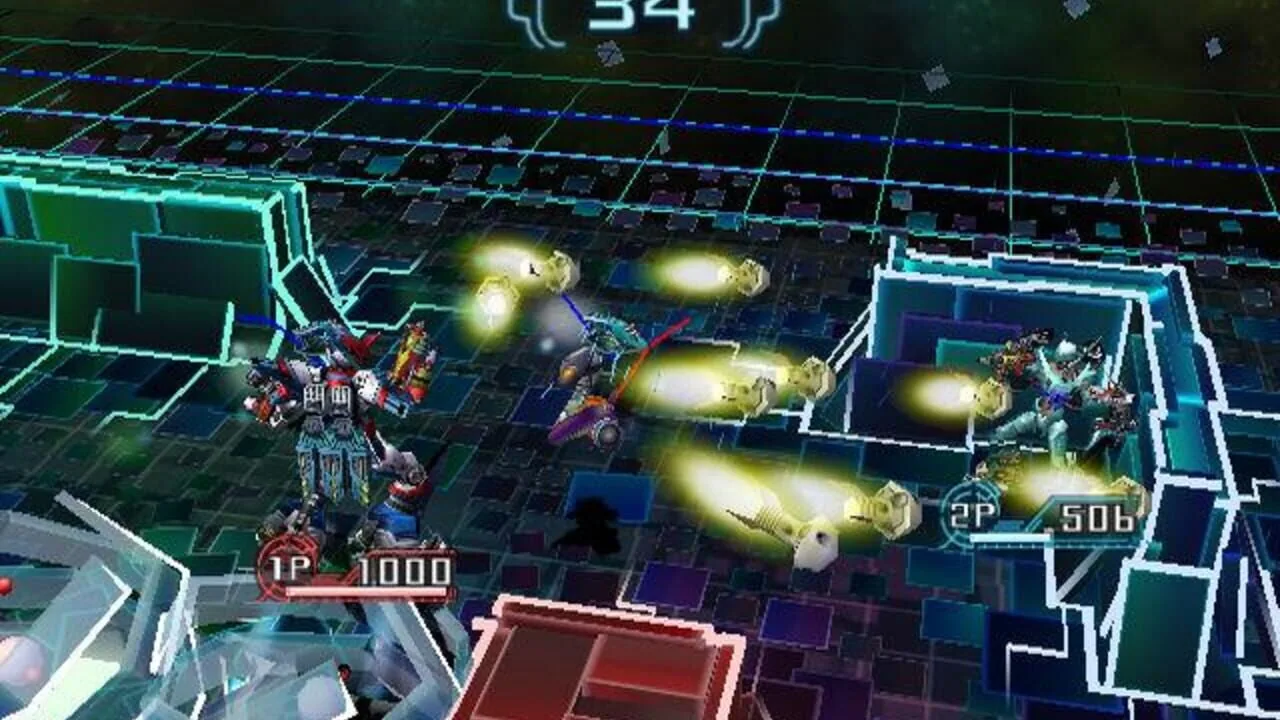 Custom Robo gameplay on GameCube