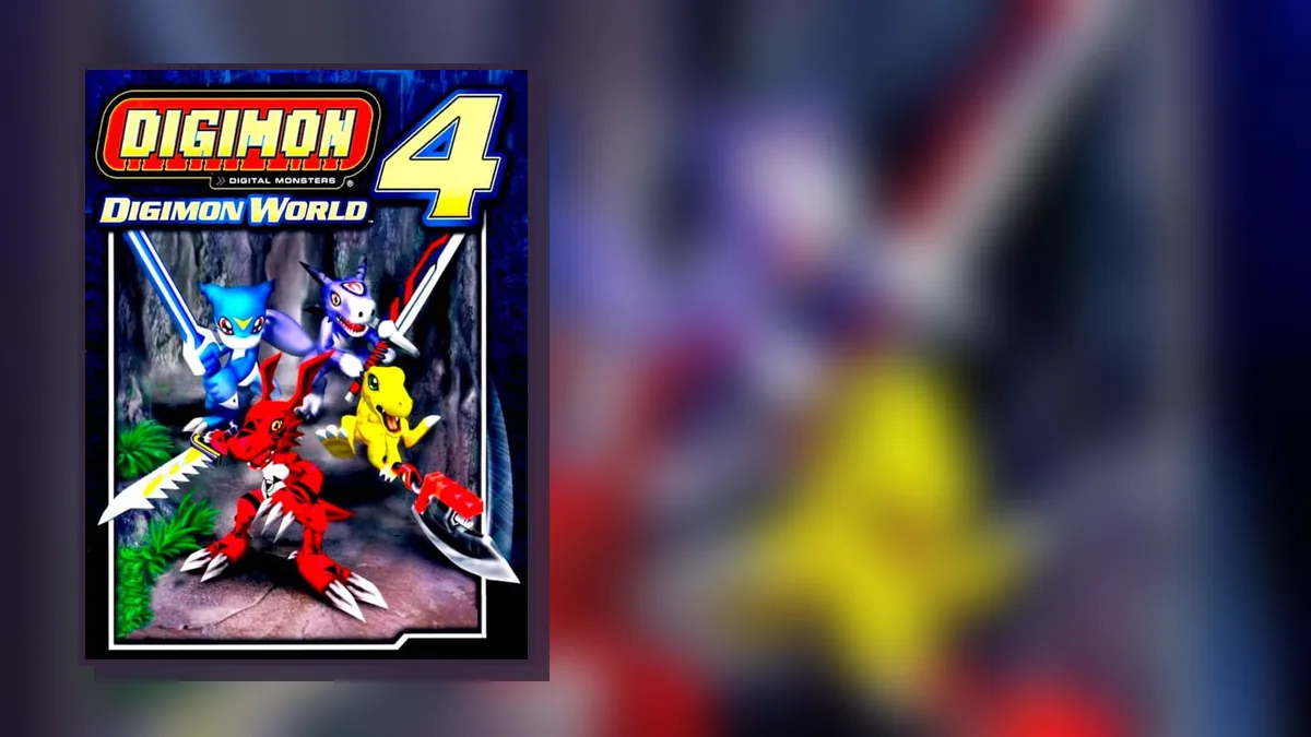 Digimon World 4 on GameCube: box art and gameplay