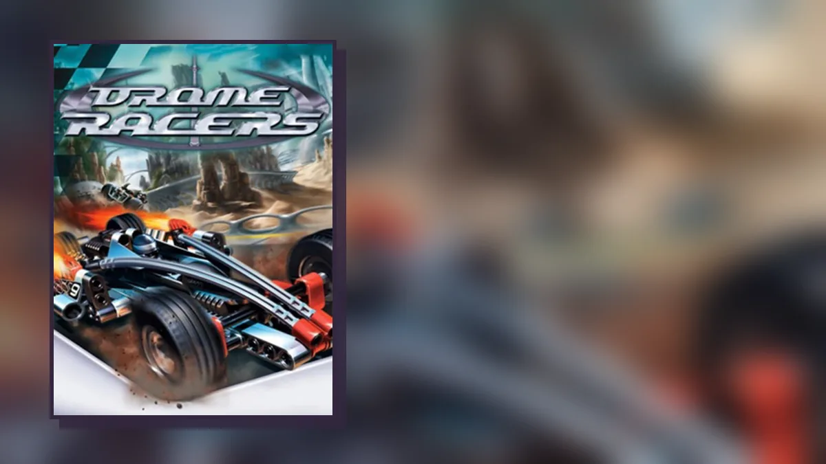 Drome Racers on GameCube: box art and gameplay