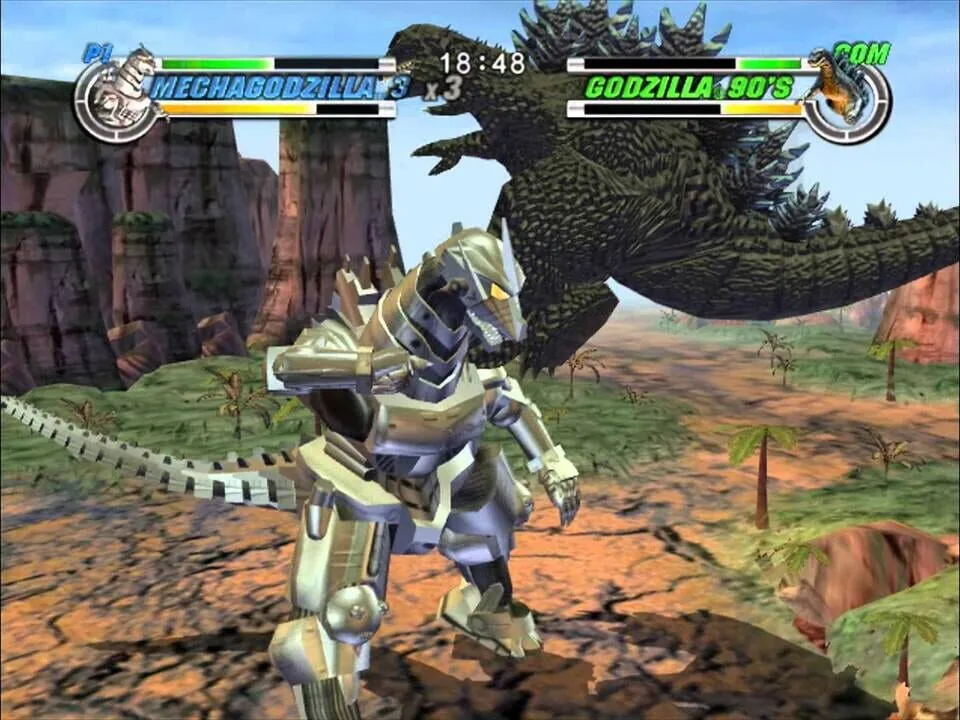 Godzilla: Destroy All Monsters Melee gameplay on GameCube