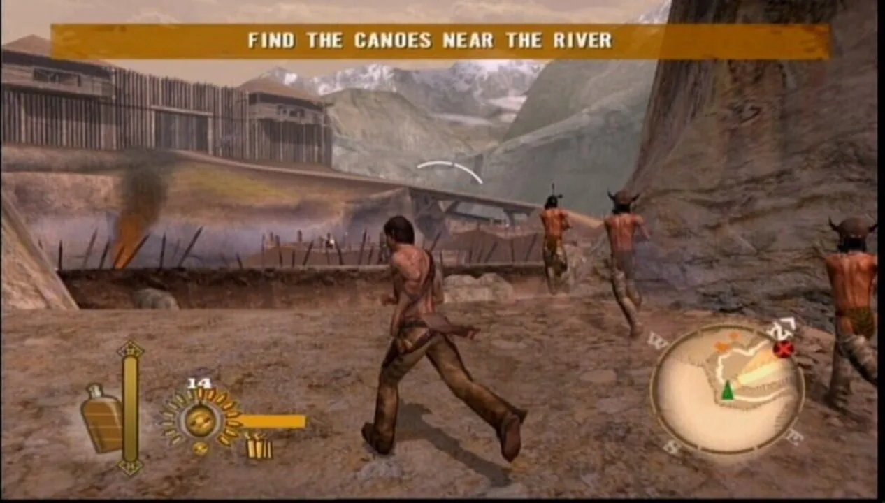 Gun gameplay on GameCube