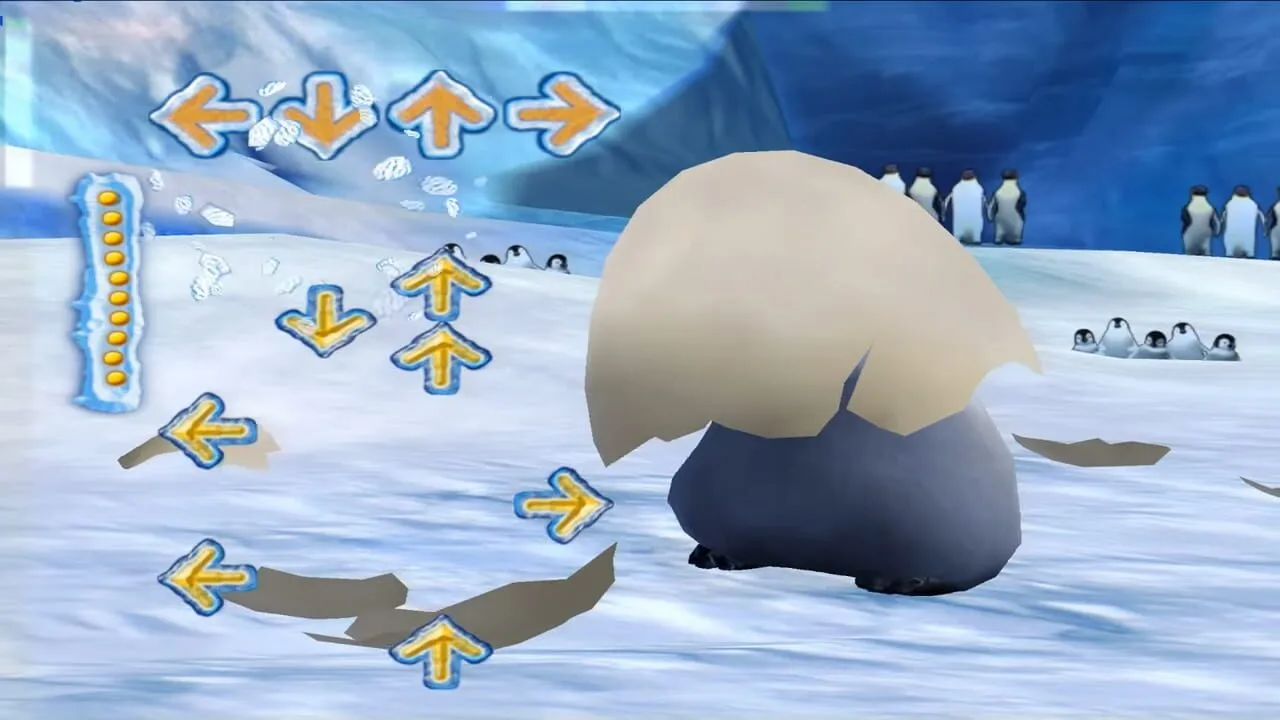 Happy Feet gameplay on GameCube