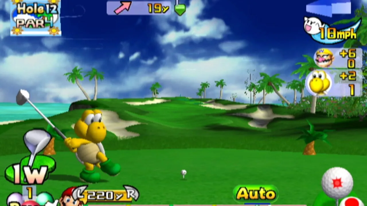 Mario Golf: Toadstool Tour gameplay on GameCube