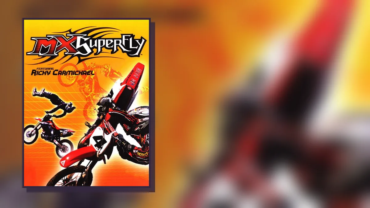 MX Superfly on GameCube: box art and gameplay