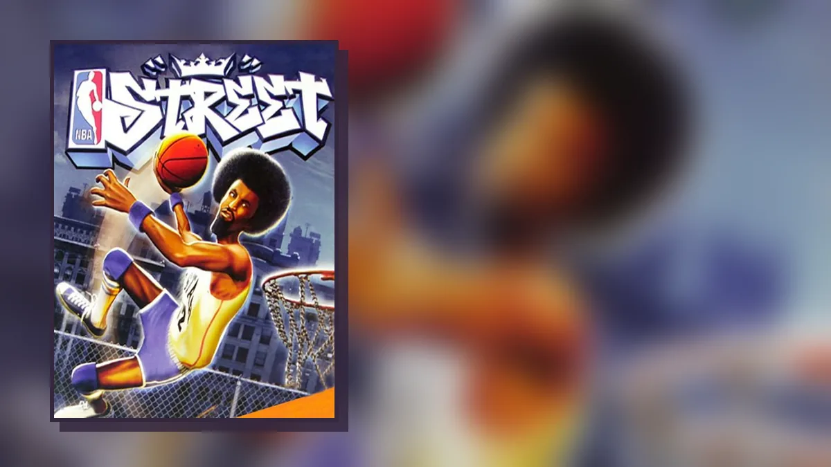 NBA Street on GameCube: box art and gameplay