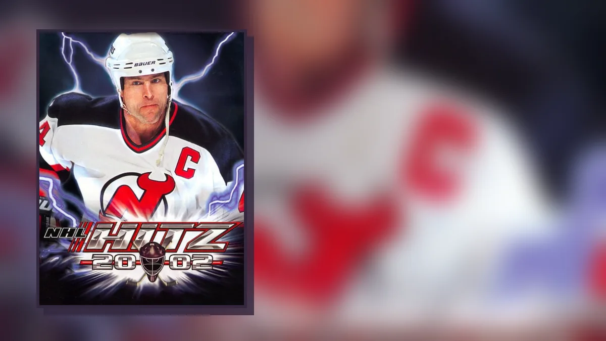 NHL Hitz 2002 on GameCube: box art and gameplay