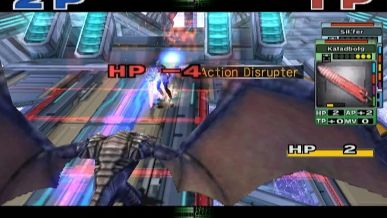 Phantasy Star Online Episode III: C.A.R.D. Revolution gameplay on GameCube