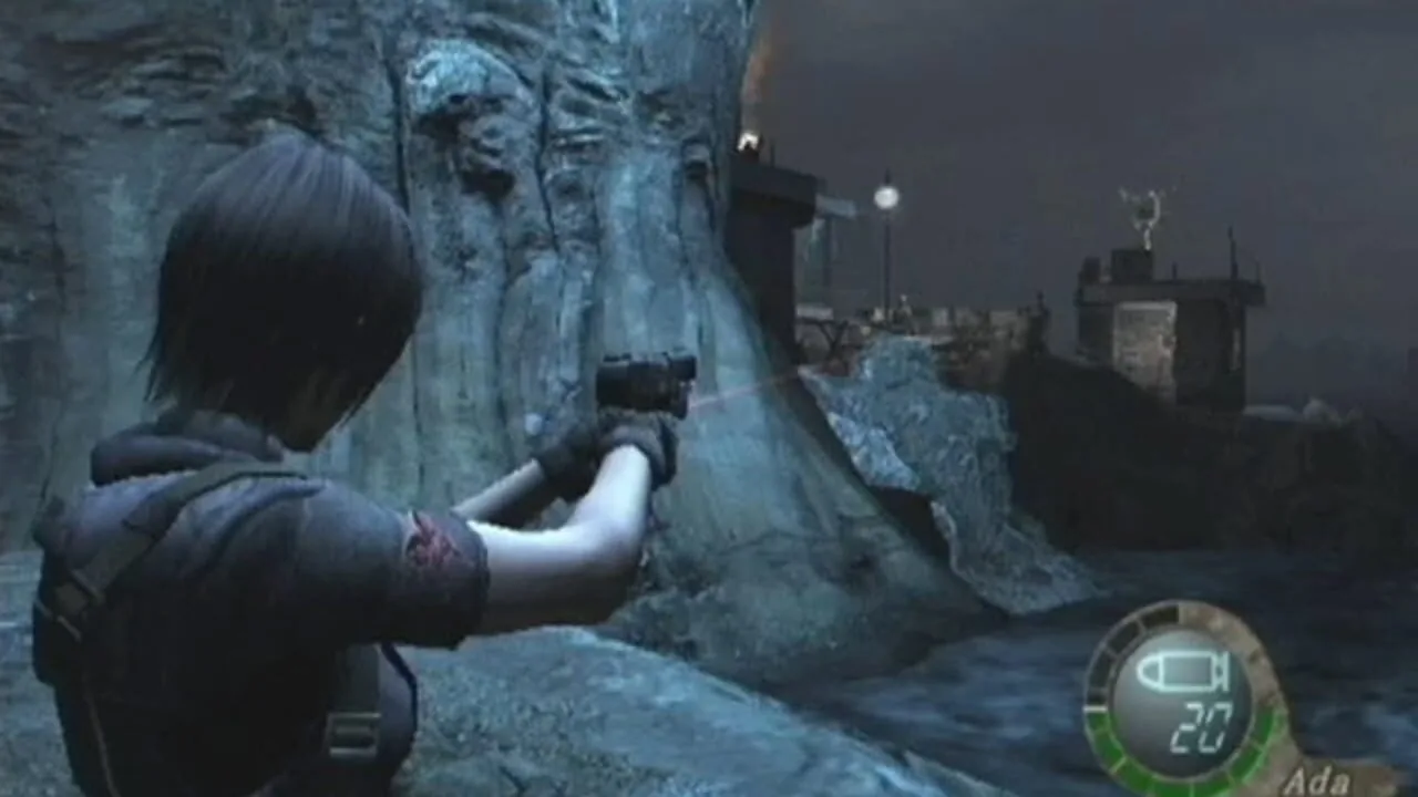 Resident Evil 4 gameplay on GameCube