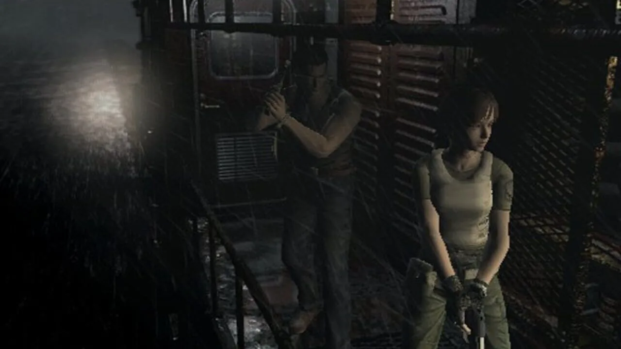 Resident Evil Zero gameplay on GameCube