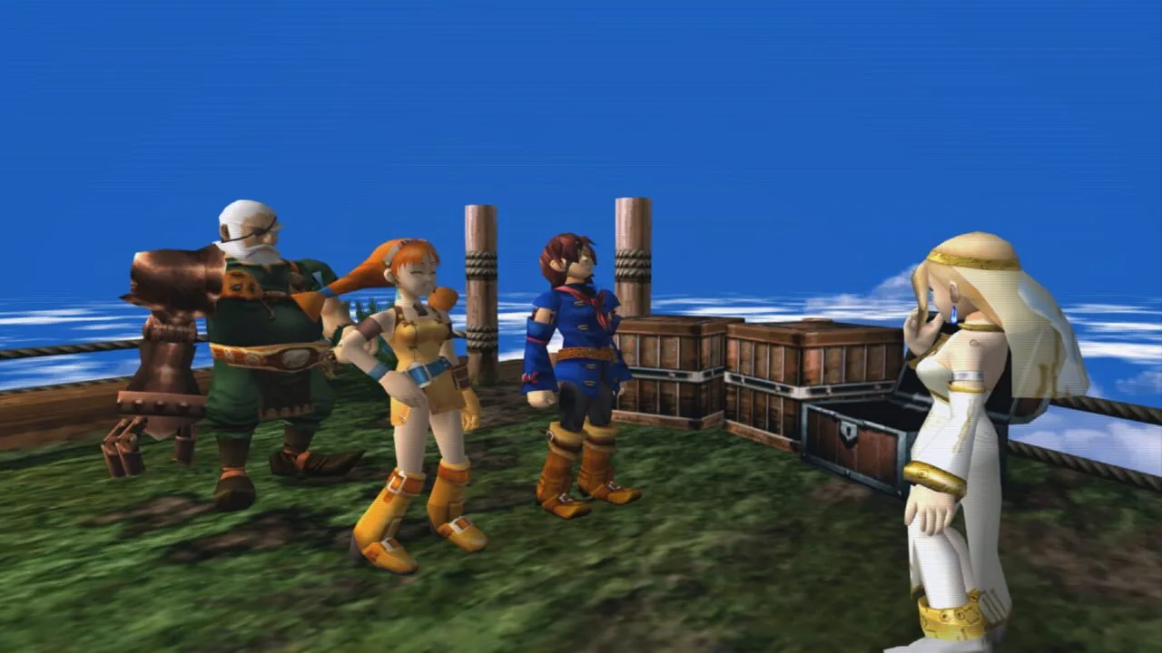Skies of Arcadia Legends gameplay on GameCube