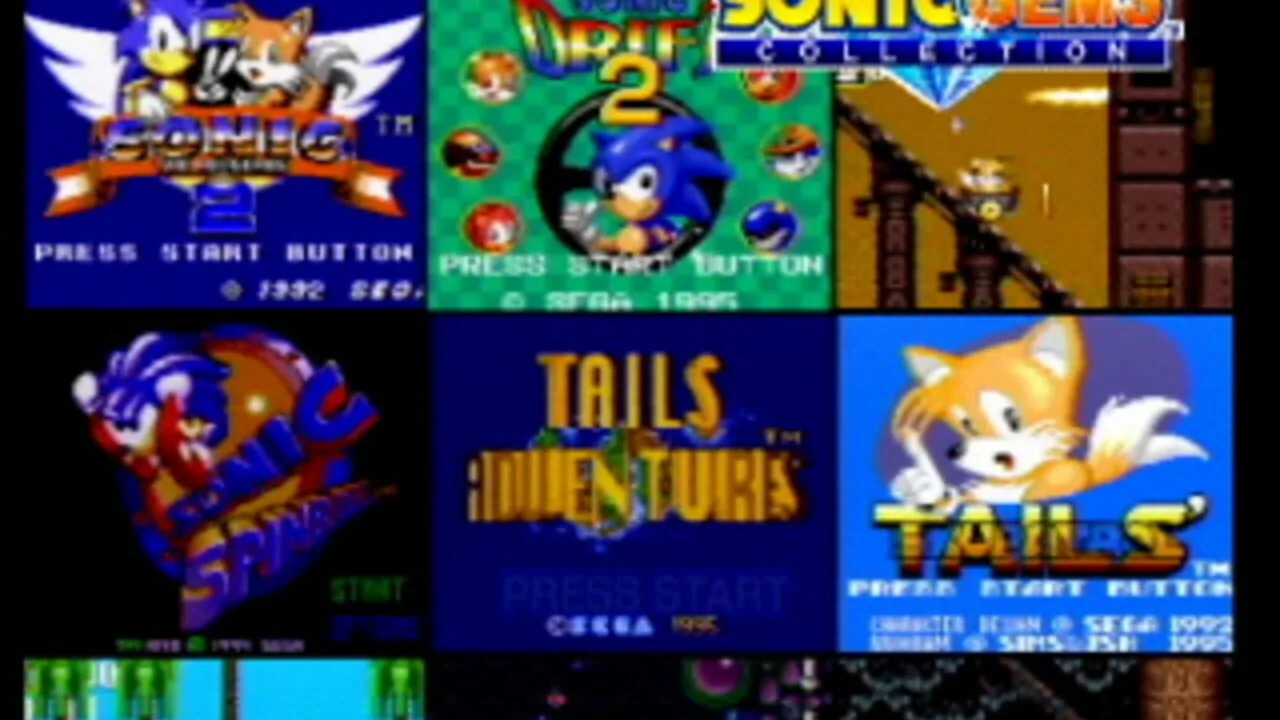 Sonic Gems Collection gameplay on GameCube