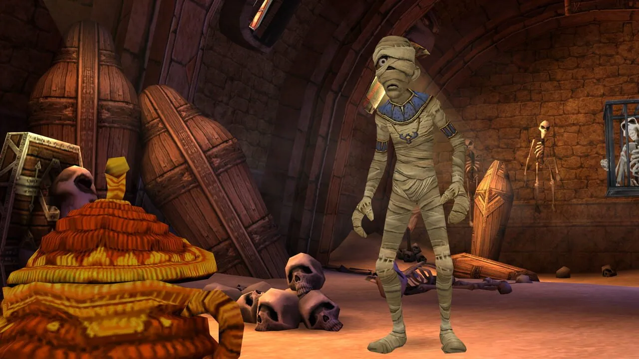Sphinx and the Cursed Mummy gameplay on GameCube