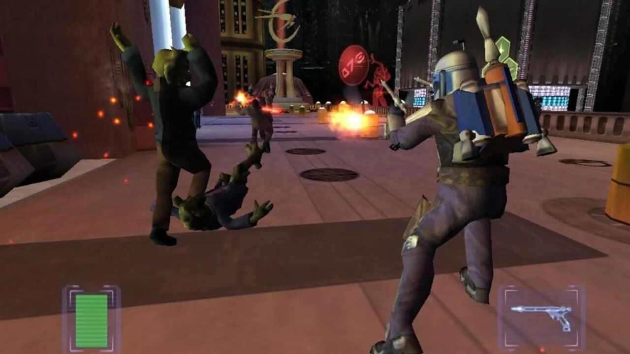 Star Wars: Bounty Hunter gameplay on GameCube