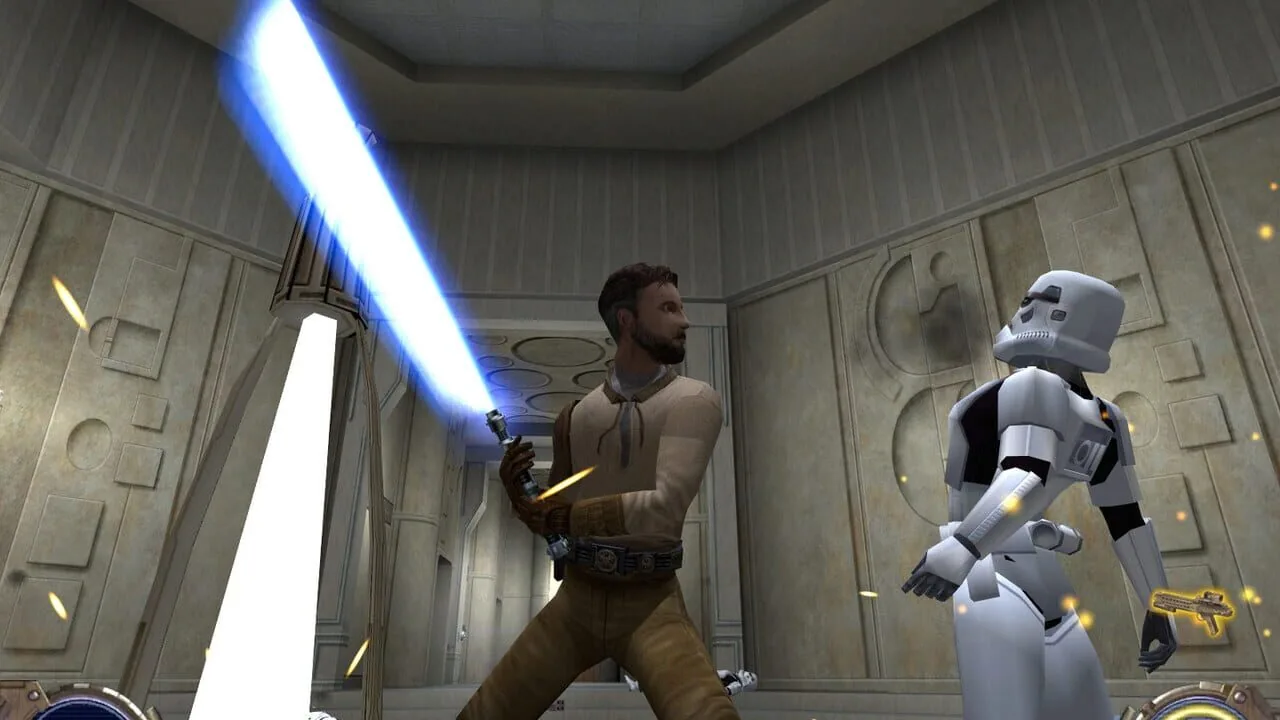Star Wars Jedi Knight II: Jedi Outcast gameplay on GameCube