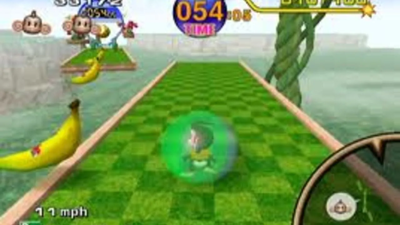 Super Monkey Ball gameplay on GameCube