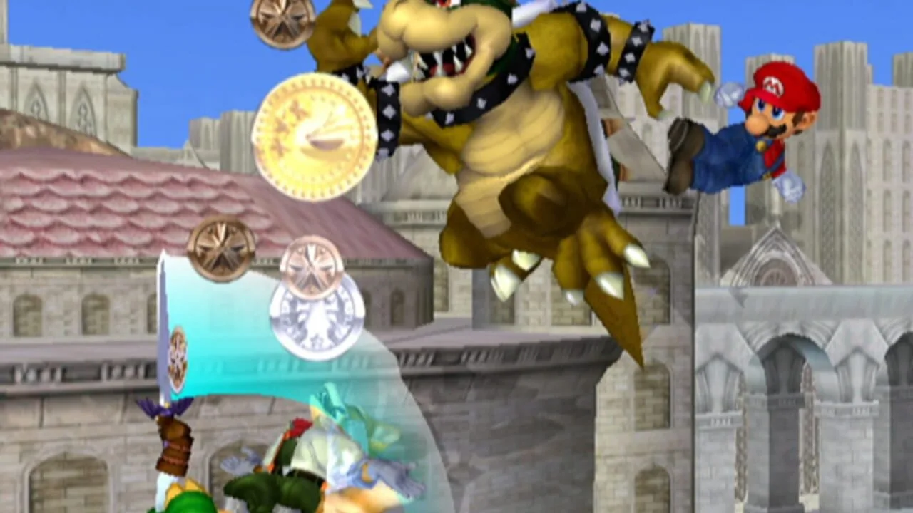 Super Smash Bros. Melee gameplay on GameCube