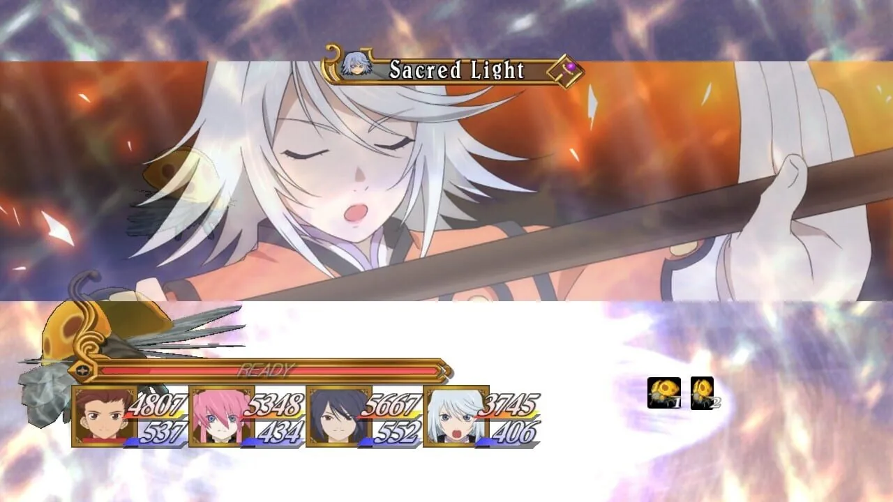 Tales of Symphonia gameplay on GameCube