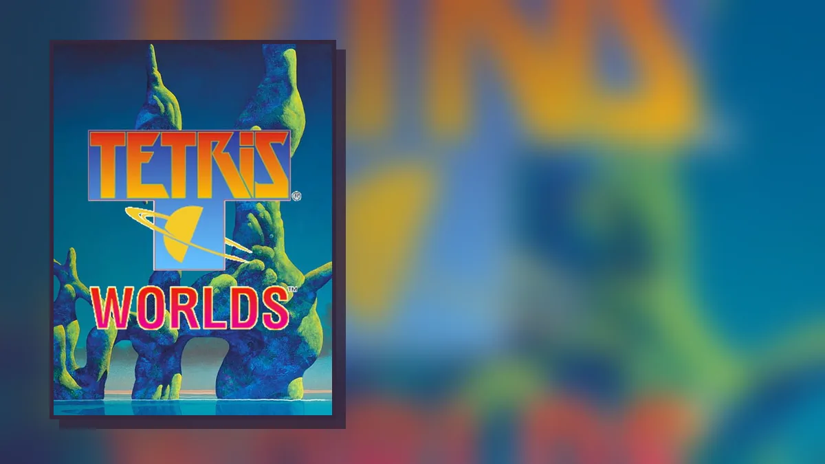 Tetris Worlds on GameCube: box art and gameplay