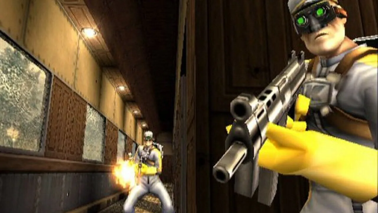 TimeSplitters: Future Perfect gameplay on GameCube